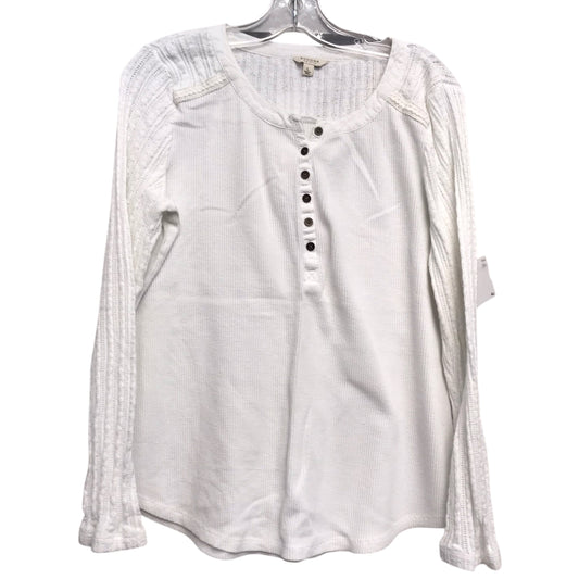 Top Ls Basic By Sonoma In White, Size:L