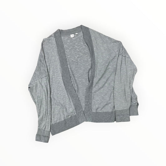 Cardigan By Gap In Grey & White, Size:1X