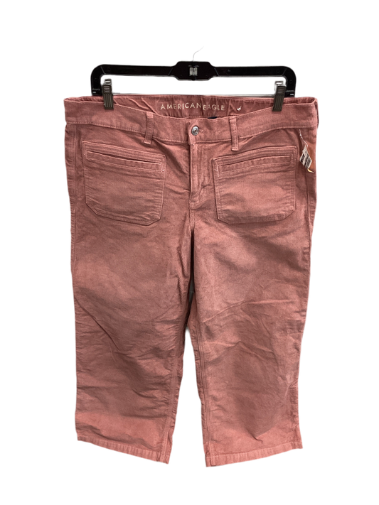 Pants Corduroy By American Eagle In Red, Size:10