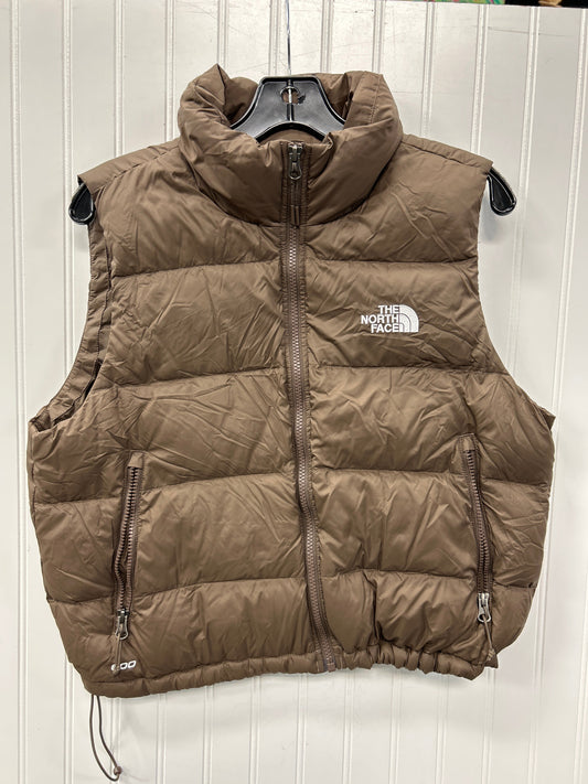 Vest Puffer & Quilted By The North Face In Brown, Size:L
