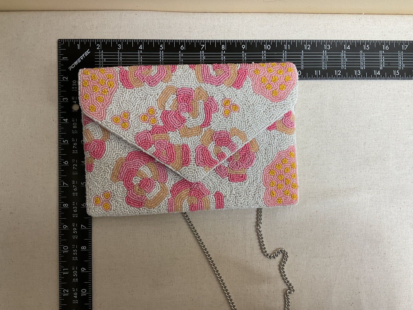 Clutch By Clothes Mentor In Pink & White, Size:Small