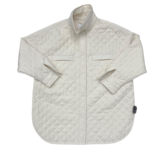 Jacket Puffer & Quilted By Old Navy In Cream, Size:L