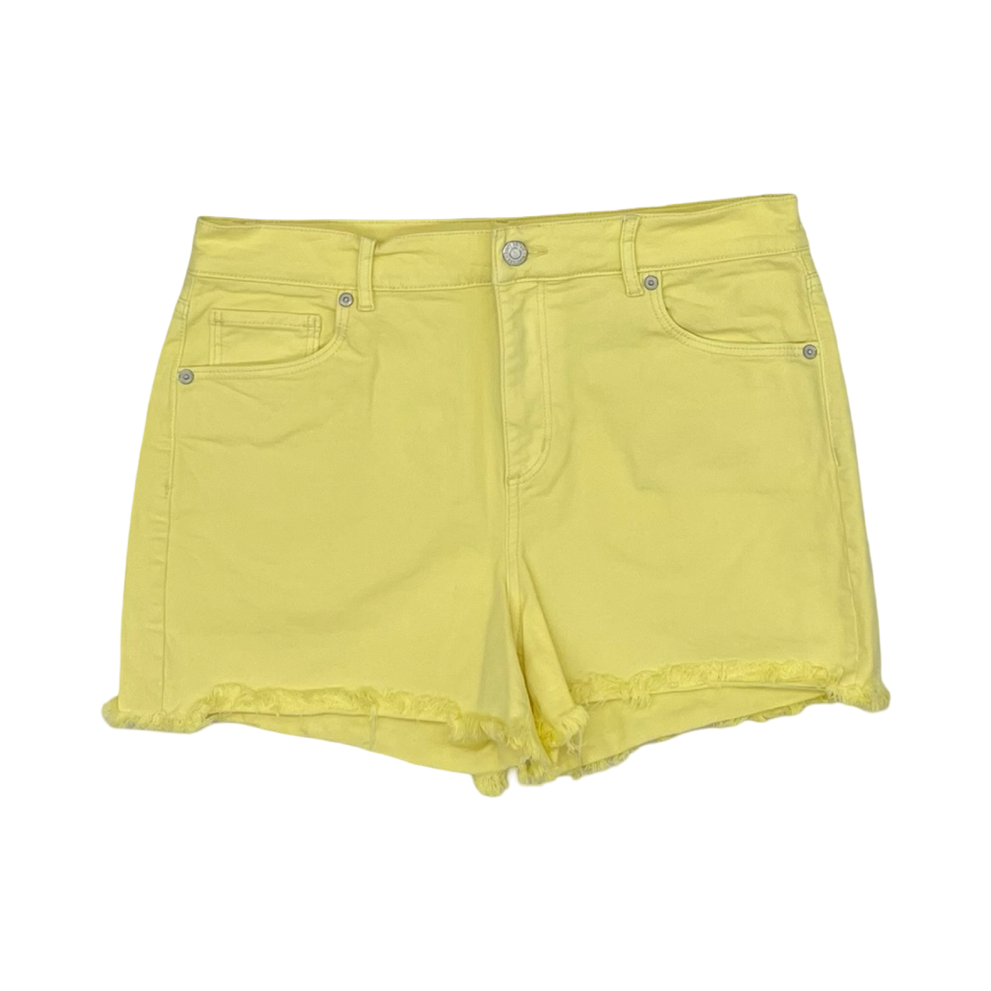 Shorts By Loft In Yellow Denim, Size:8