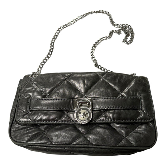 Crossbody Designer By Michael Kors In Silver, Size:Medium