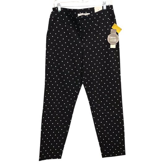 Pants Cropped By Larry Levine In Polkadot Pattern, Size:12