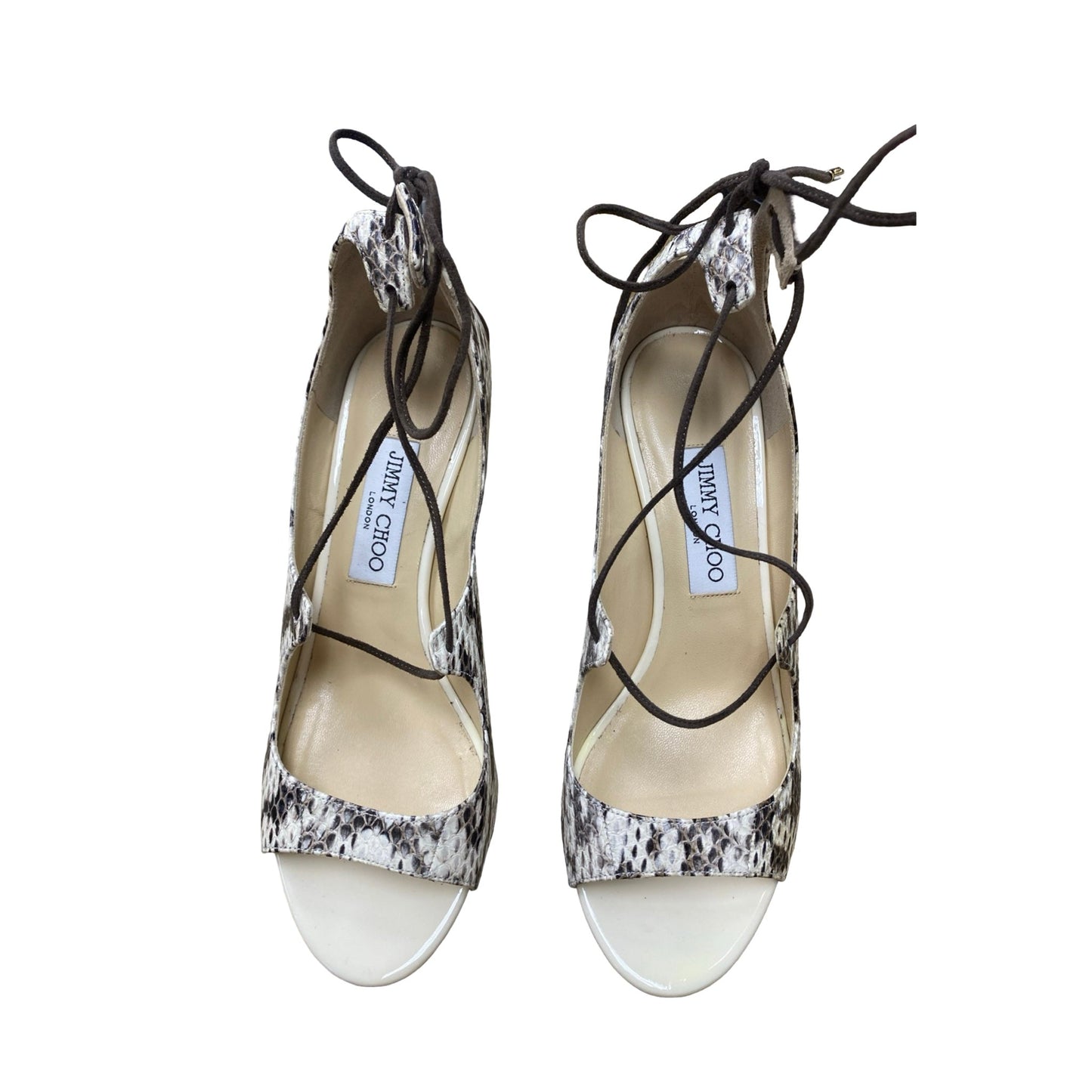 Shoes Luxury Designer By Jimmy Choo In Animal Print, Size:9
