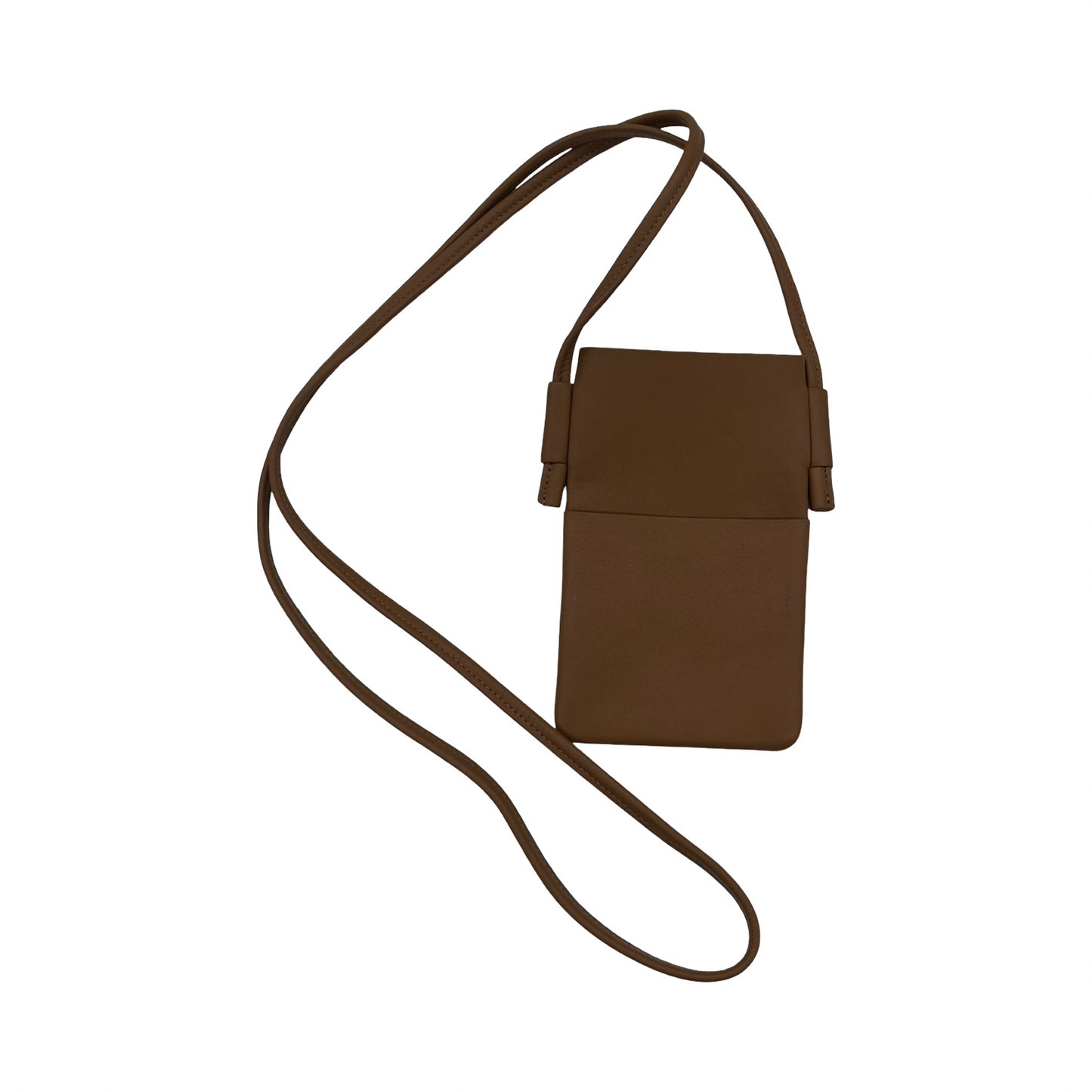 Crossbody Leather By Clothes Mentor In Tan, Size:Small