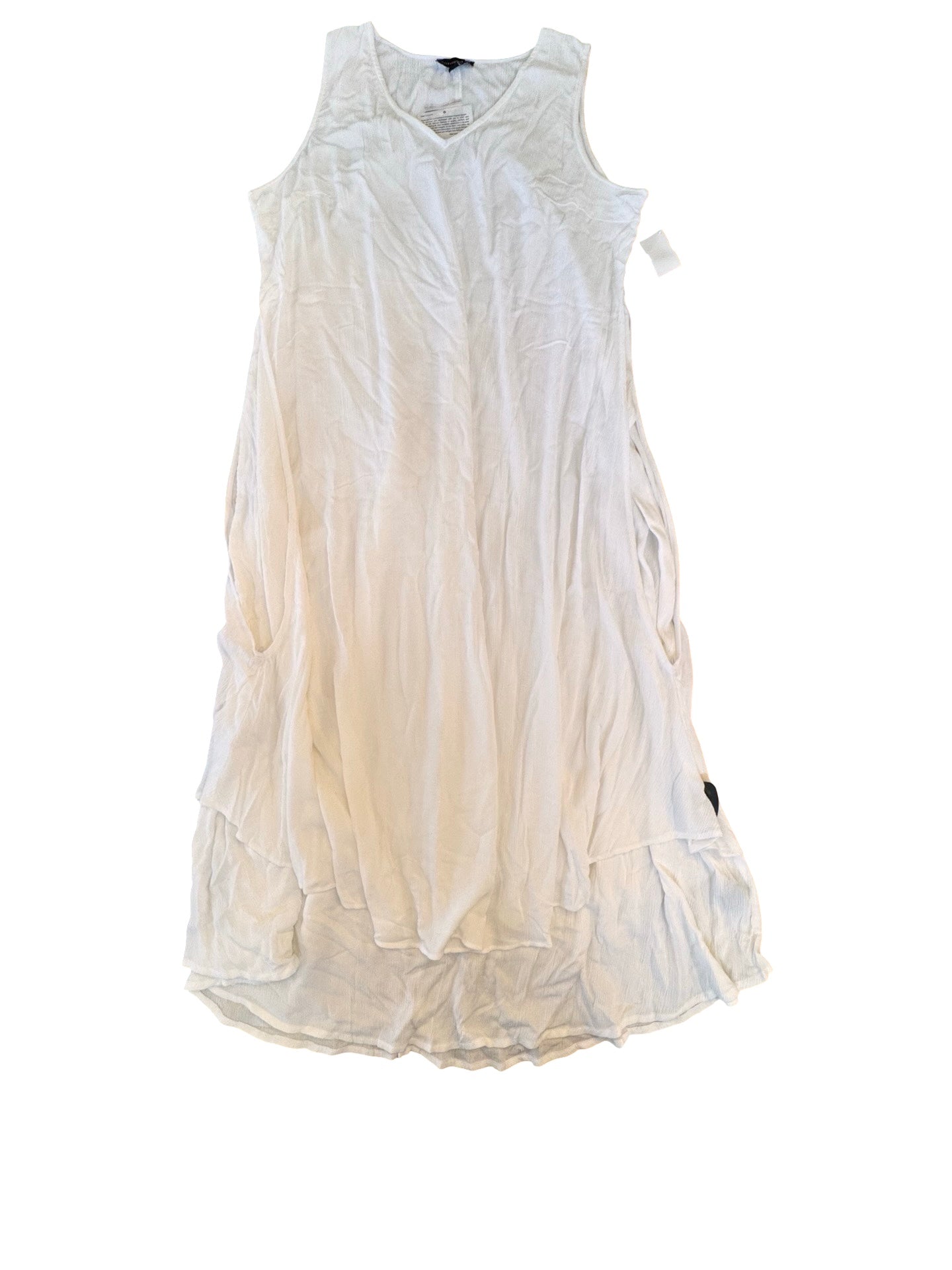 Dress Casual Maxi By Antthony In White, Size:Xl