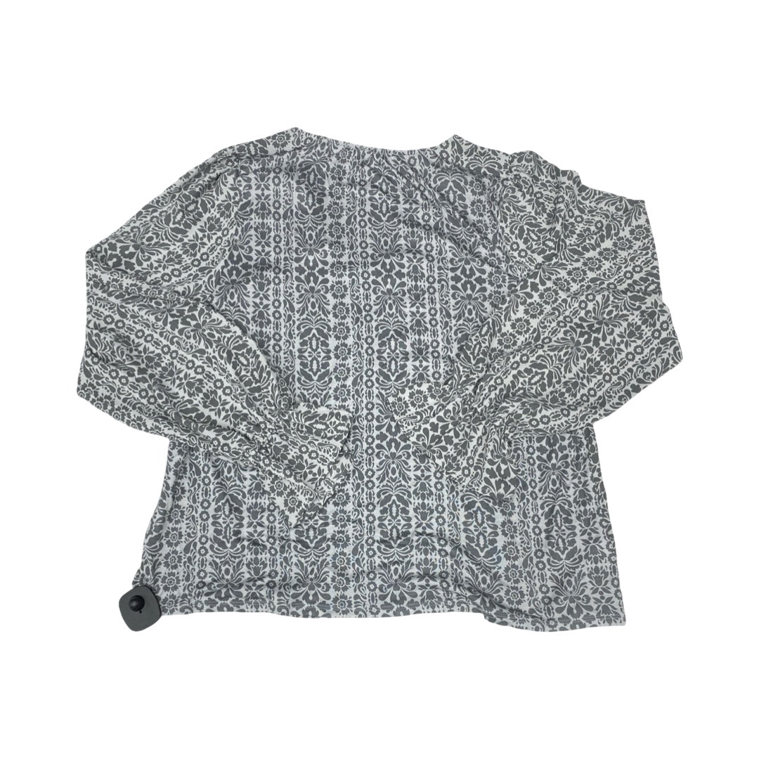 Top Ls By Loft In Grey, Size:L