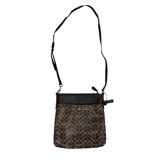 Crossbody Designer By Coach In Brown, Size:Medium