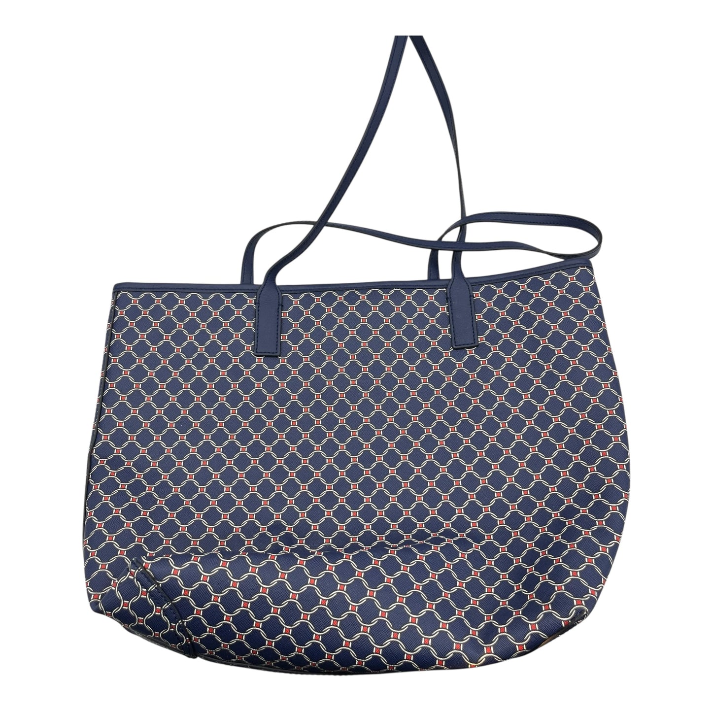 Handbag Leather By Talbots In Blue, Size:Large