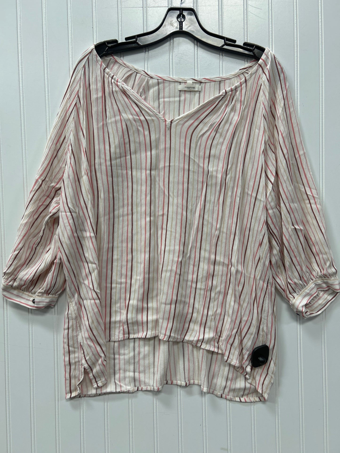 Top Ls By Maurices In White, Size:Xl