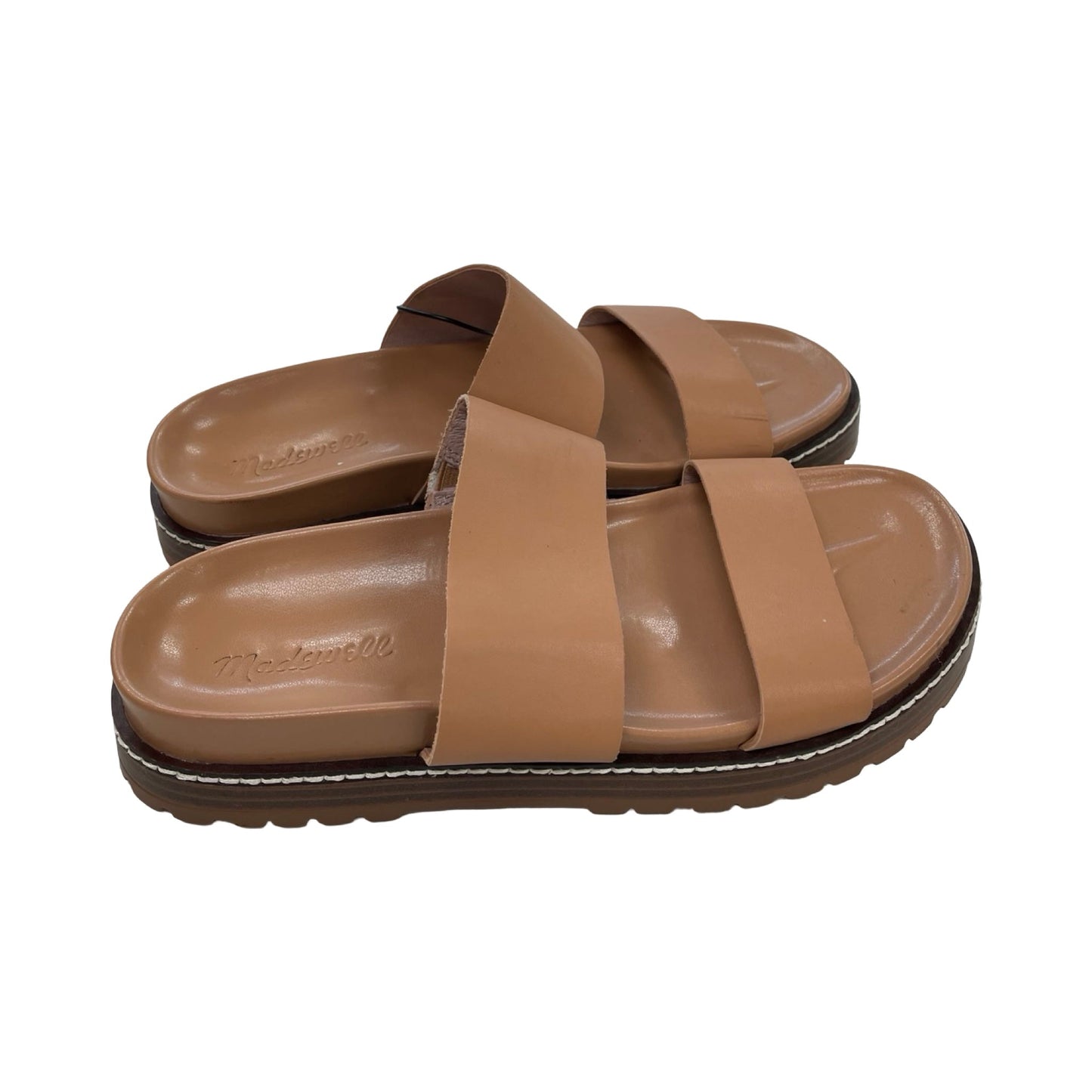 Sandals Flats By Madewell In Brown, Size:7