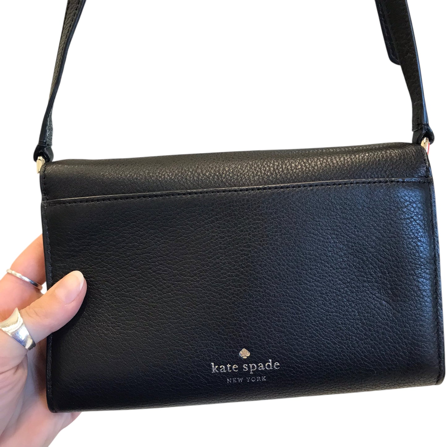 Crossbody Designer By Kate Spade In Black, Size:Small