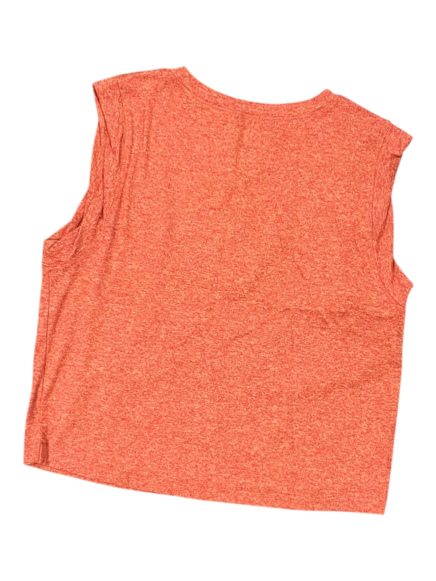 Athletic Top Ss By Double Zero In Orange, Size:M
