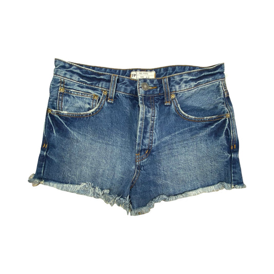 Shorts By Free People In Blue Denim, Size:4