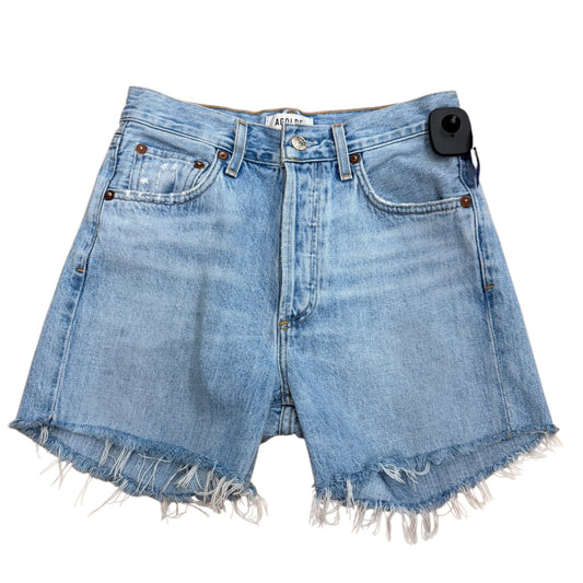 Shorts By Agolde In Blue Denim, Size:0