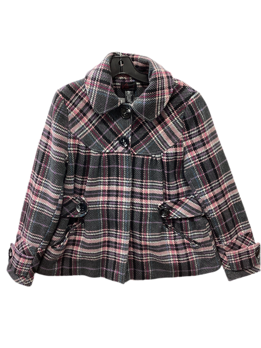 Jacket Fleece By Via Spiga In Plaid Pattern, Size:S