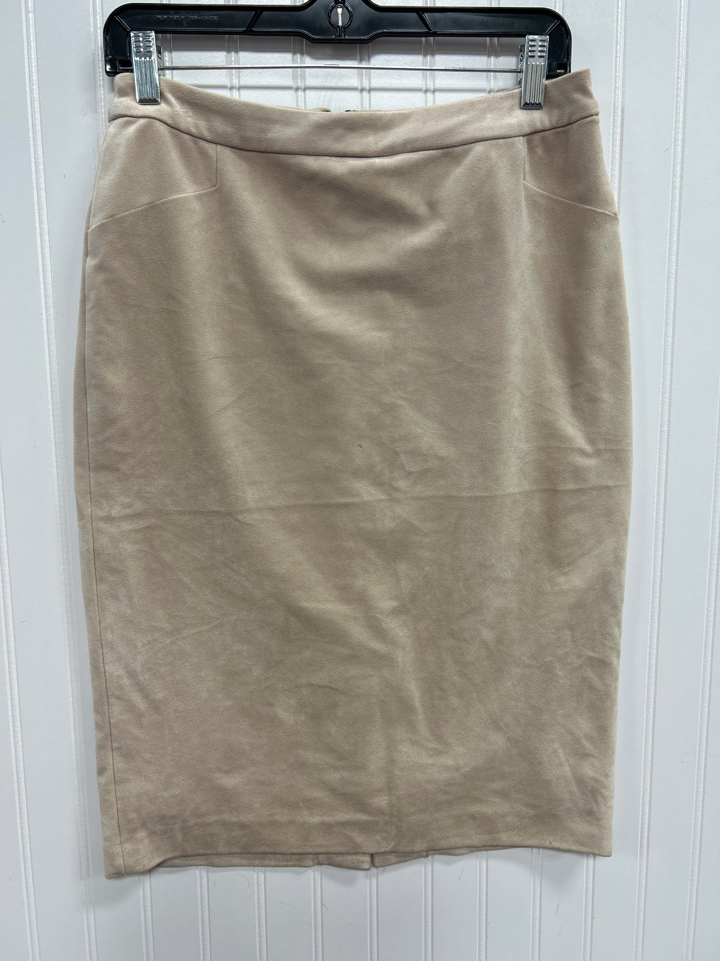 Skirt Midi By Calvin Klein In Cream, Size:4