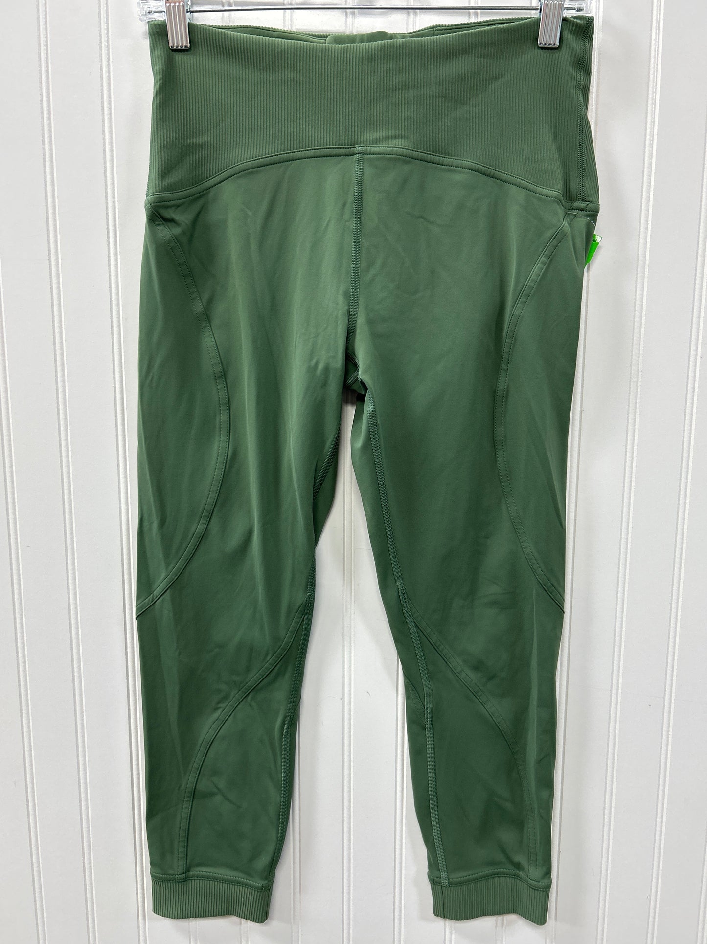 Athletic Leggings Capris By Lululemon In Green, Size:10
