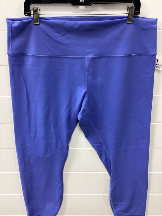 Athletic Leggings Capris By Lululemon In Purple, Size:20