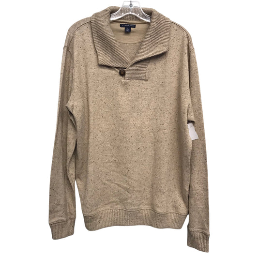 Sweater By Lands End In Tan, Size:L