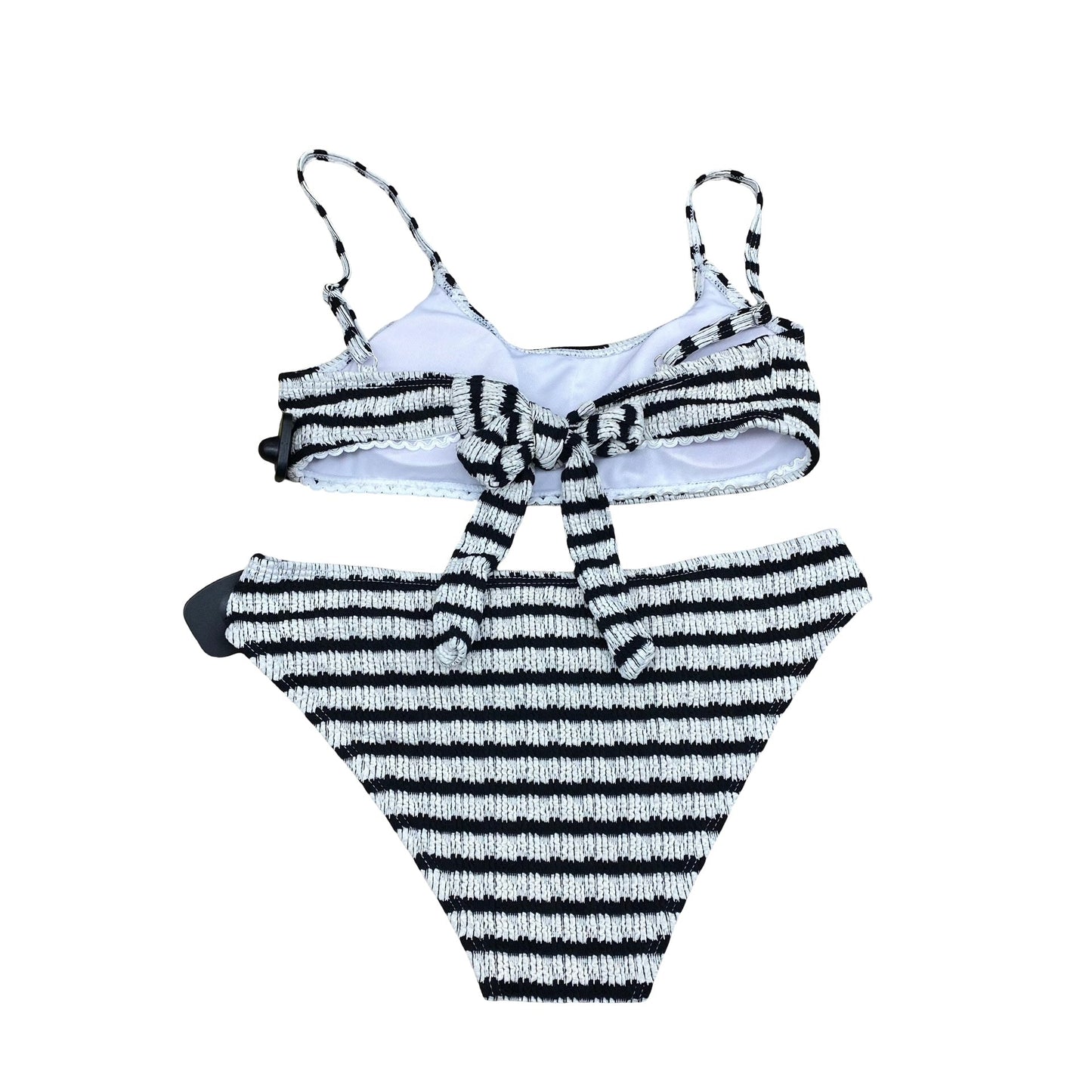 Swimsuit 2Pc By Cmc In Striped Pattern, Size:L