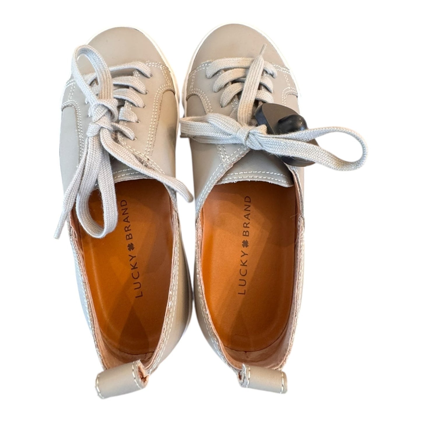 Shoes Sneakers By Lucky Brand In Beige, Size:6