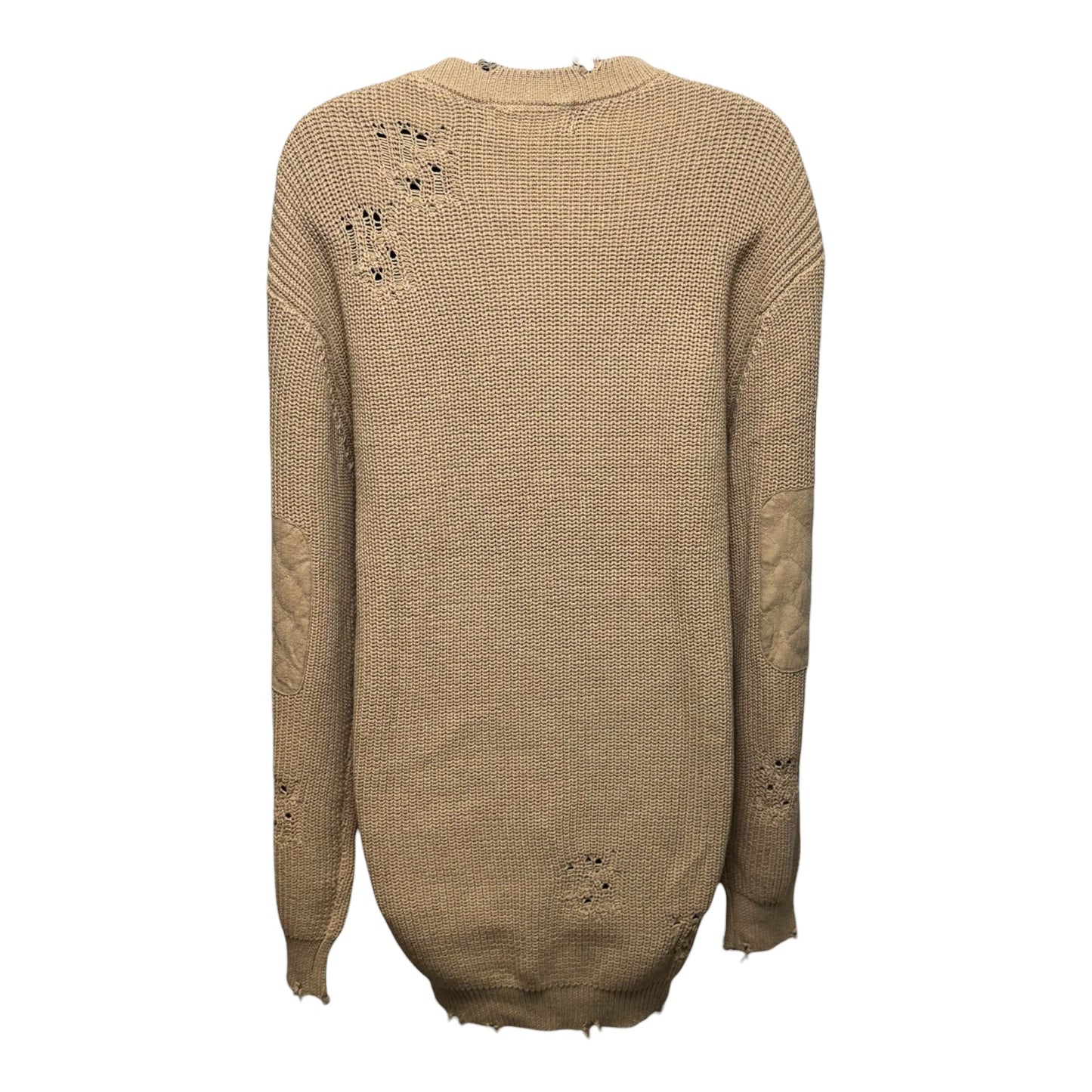 Devin Distressed Sweater By Ser.O.Ya In Tan, Size: S