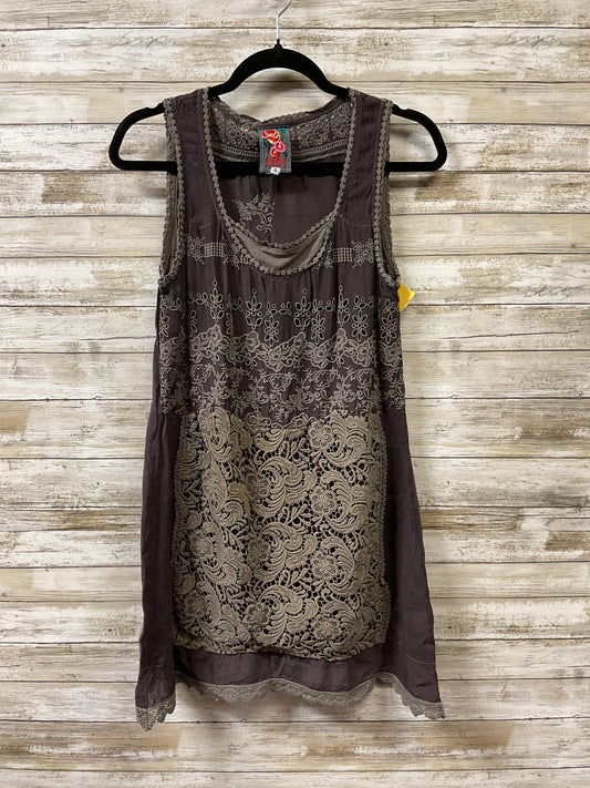 Tunic sleeveless By Johnny Was In Grey, Size:S
