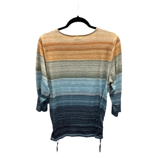 Top Long Sleeve By Cj Banks In Multi-colored, Size: L