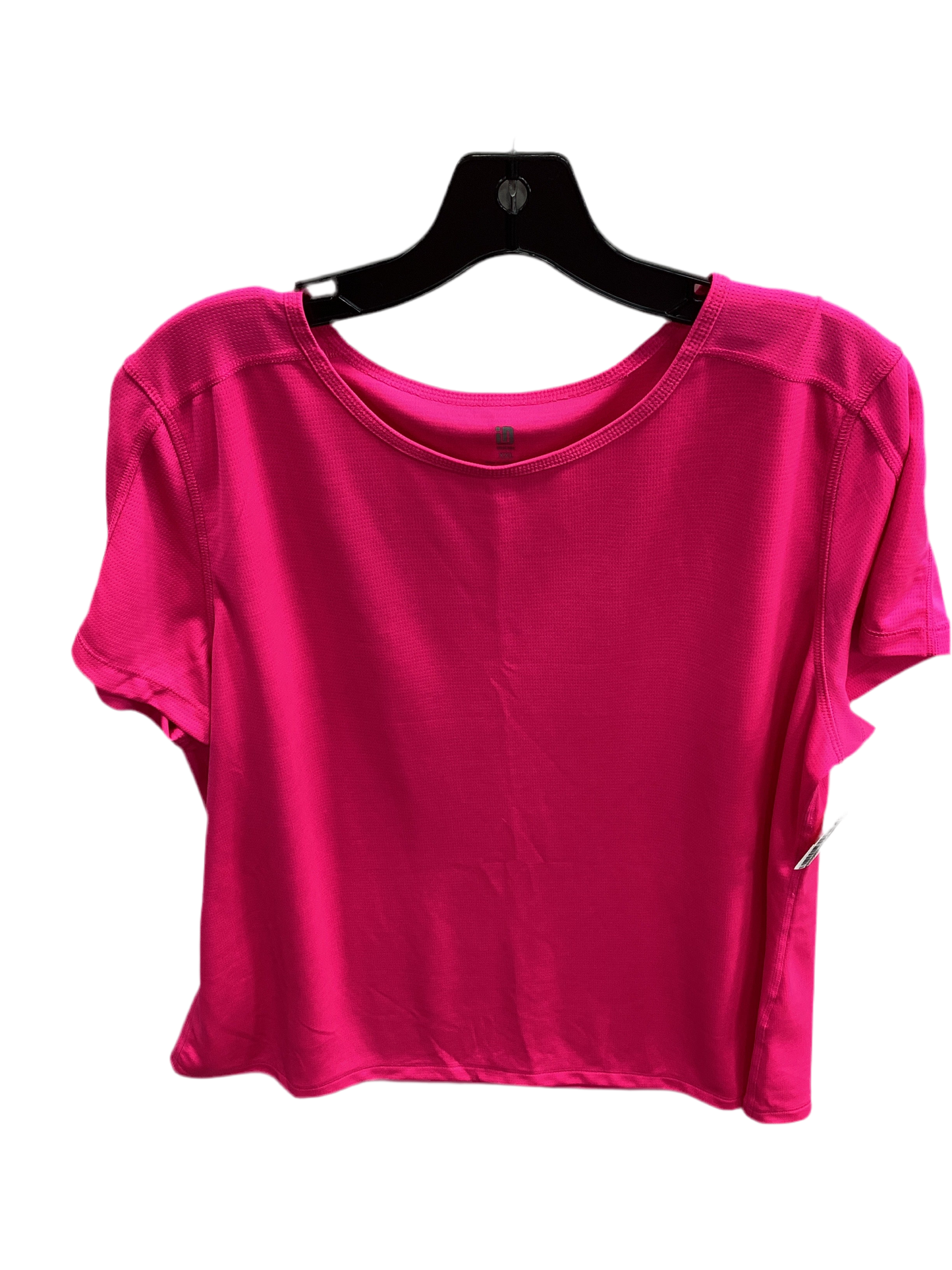 Athletic Top Ss By Ideology In Pink, Size:1X