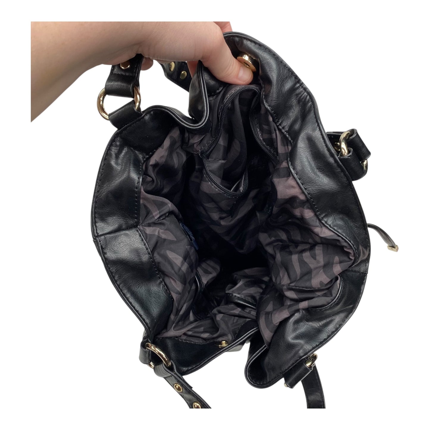 Handbag By Anne Klein In Black, Size:Medium