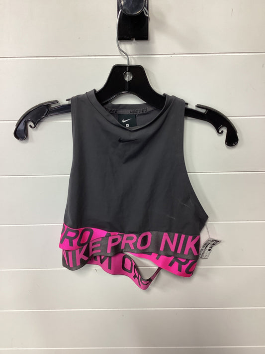 Athletic Tank Top By Nike Apparel In Grey, Size:M