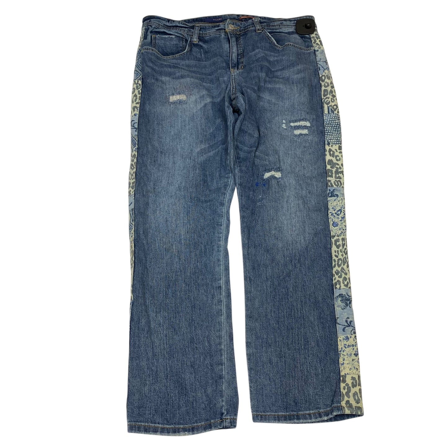 Jeans Boyfriend By Pilcro In Blue Denim, Size:12