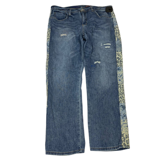 Jeans Boyfriend By Pilcro In Blue Denim, Size:12