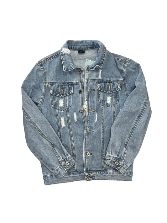 Jacket Denim By Clothes Mentor In Blue Denim, Size:S