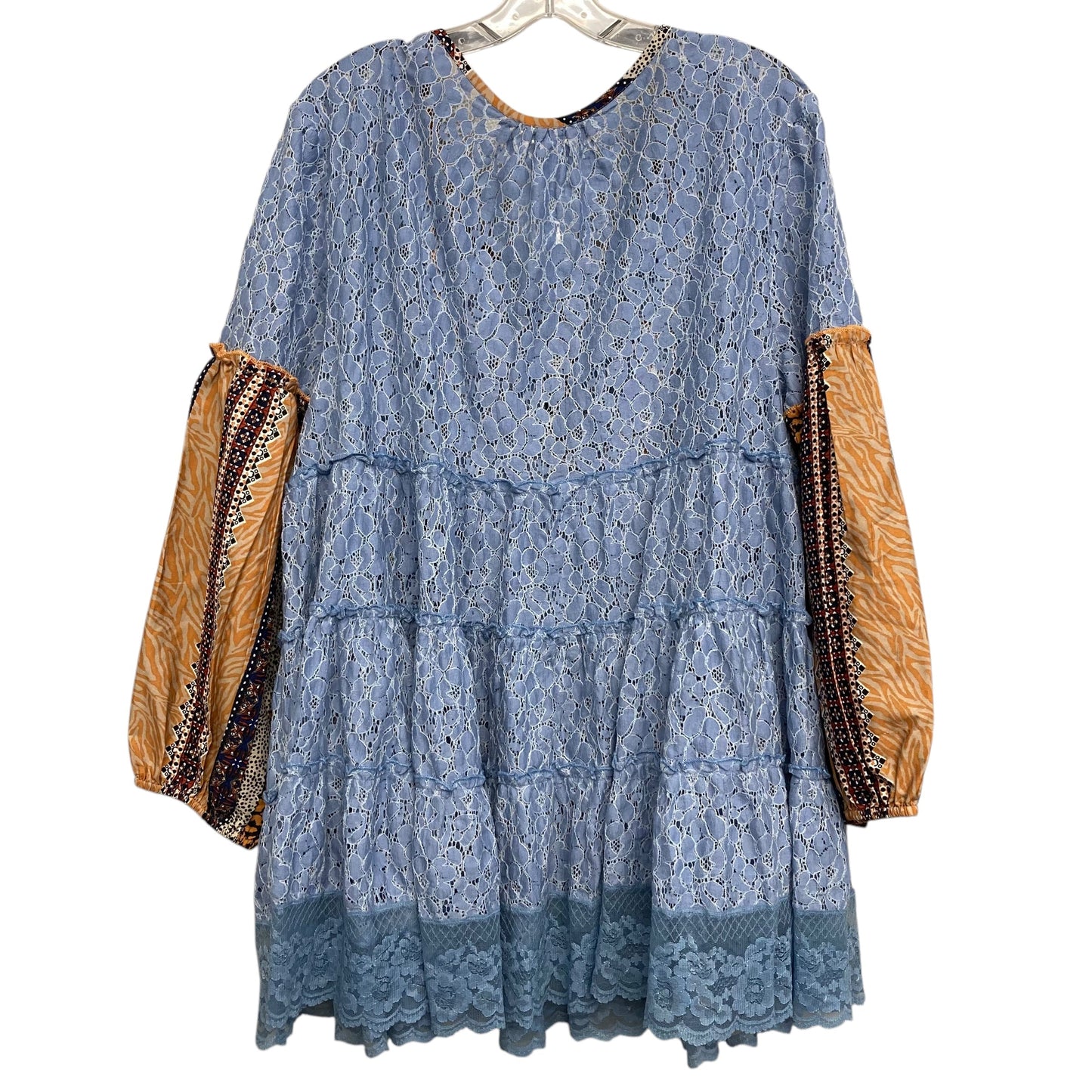 Top Ls By Indigo Thread In Black & Orange, Size:Xl