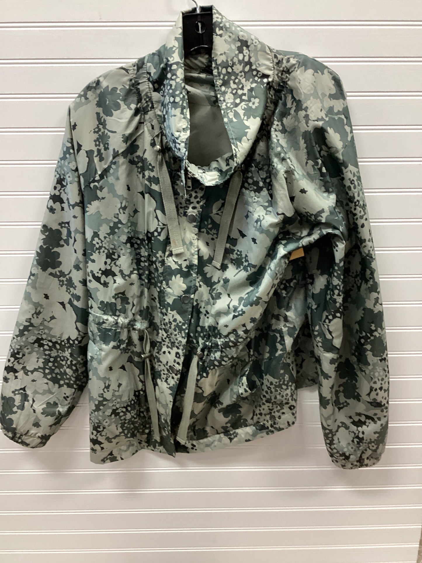 Athletic Jacket By Maurices In Green, Size:L