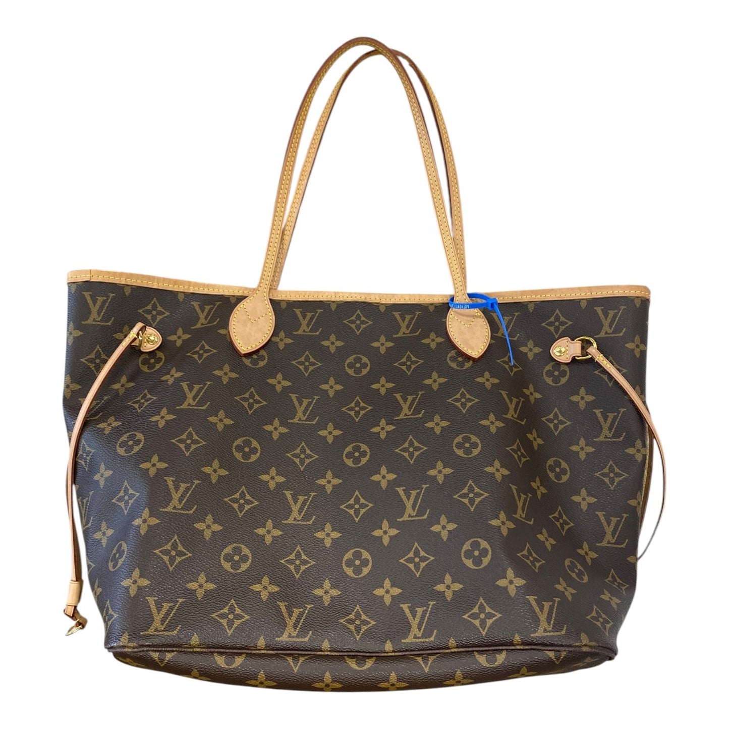 Handbag Luxury Designer By Louis Vuitton In Brown, Size:Medium