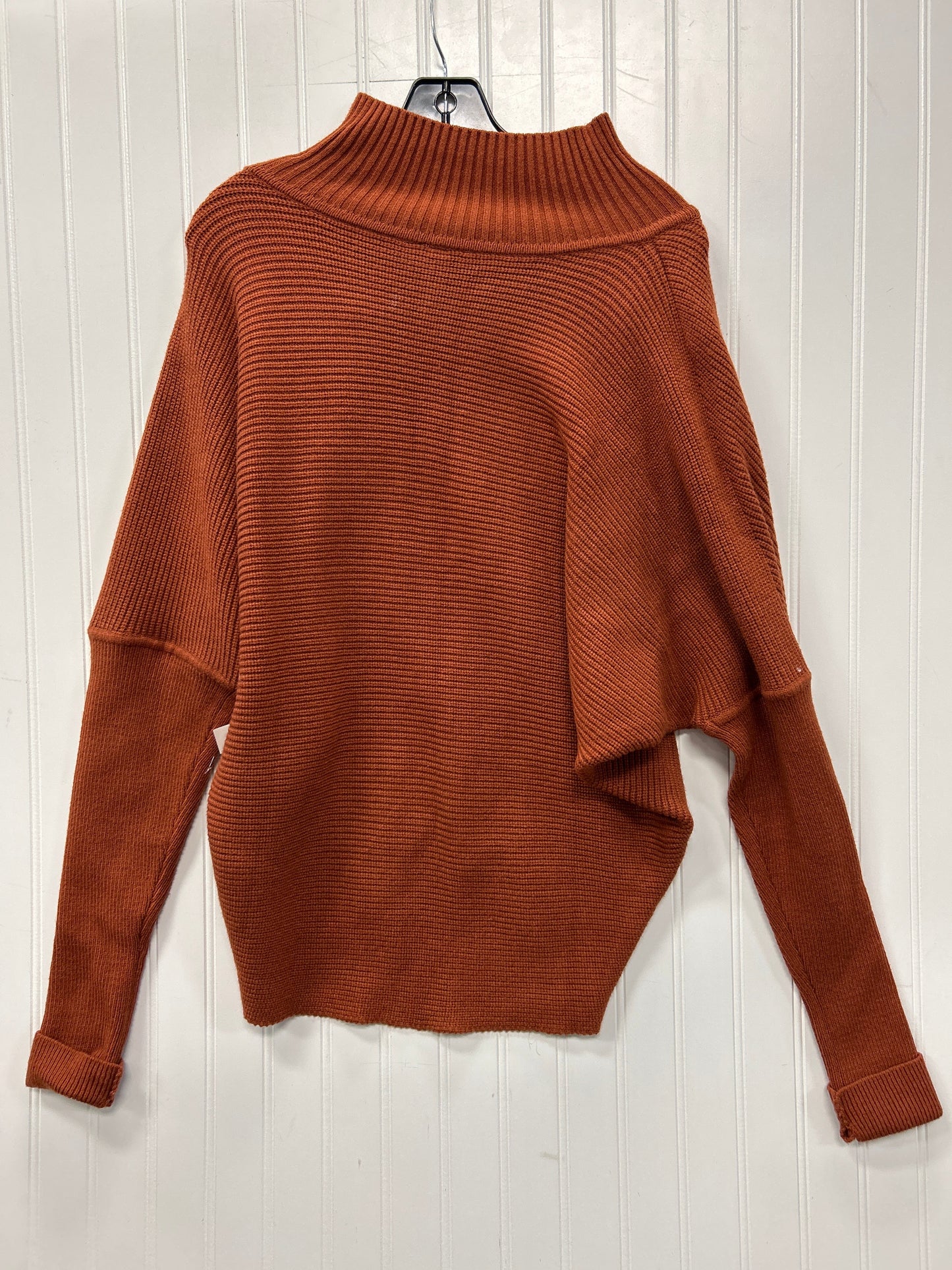 Sweater By Elan In Brown, Size:M