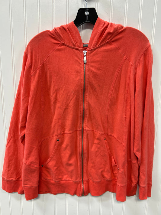 Sweatshirt Hoodie By Style And Co Collection Women In Orange, Size:2X