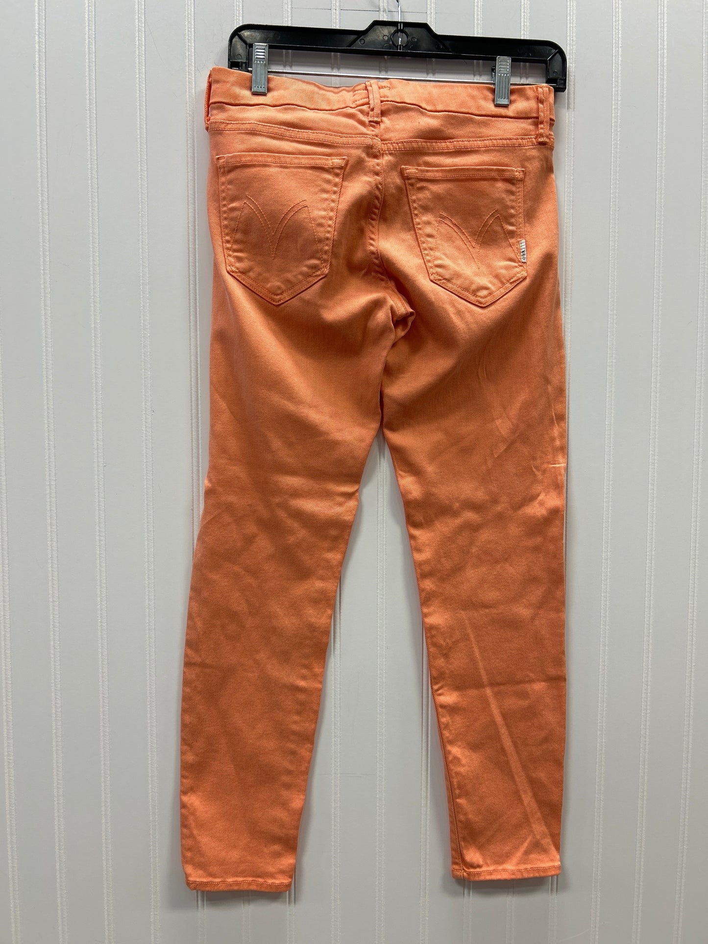 Jeans Skinny By Mother In Orange, Size:4