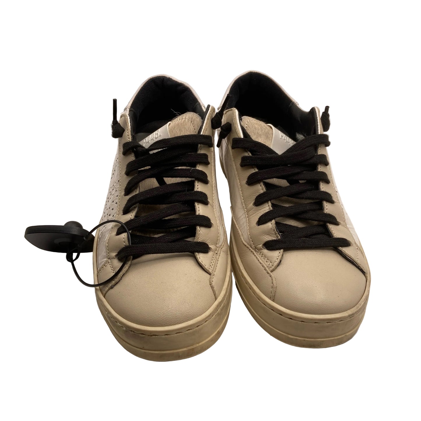 Shoes Sneakers By P448 In Cream & Tan, Size: 8