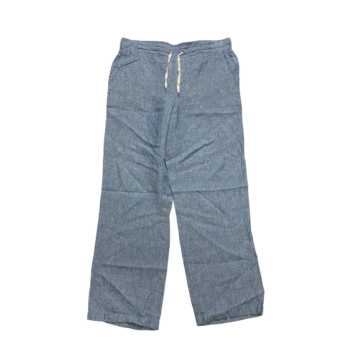 Pants Linen By L.L. Bean In Blue, Size:12