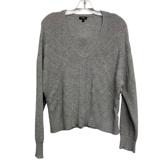 Sweater By Express In Grey, Size:M