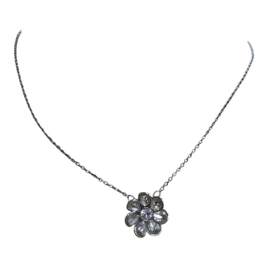 Necklace Designer By Swarovski In Silver