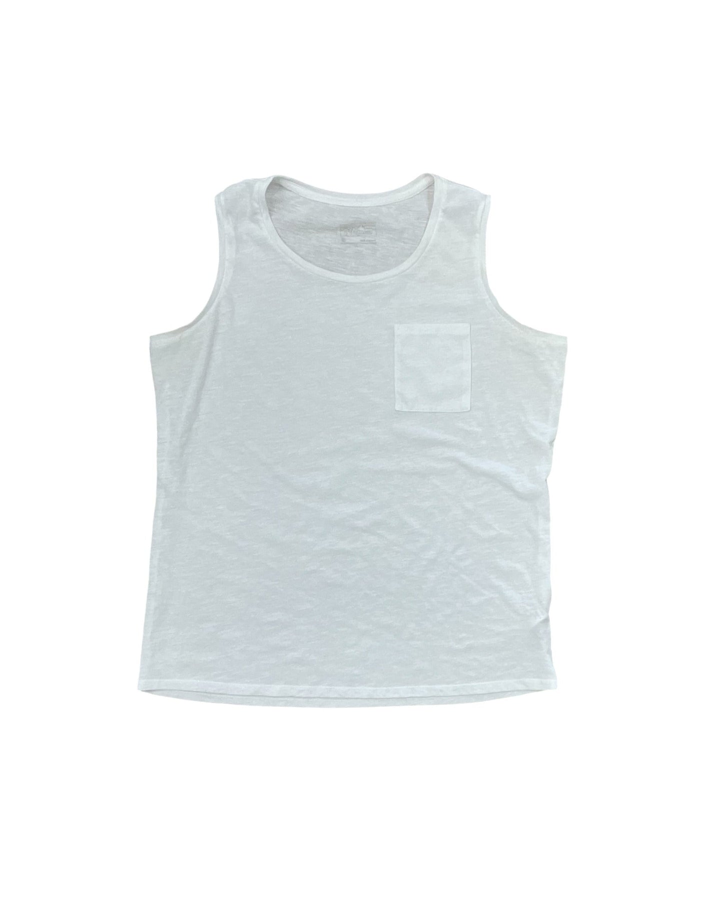 Top Sleeveless By Patagonia In White, Size:M