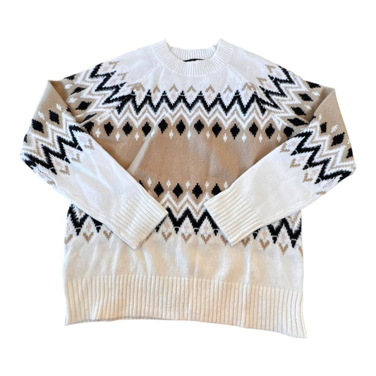 Sweater By Ann Taylor In Cream & Tan, Size:Xs