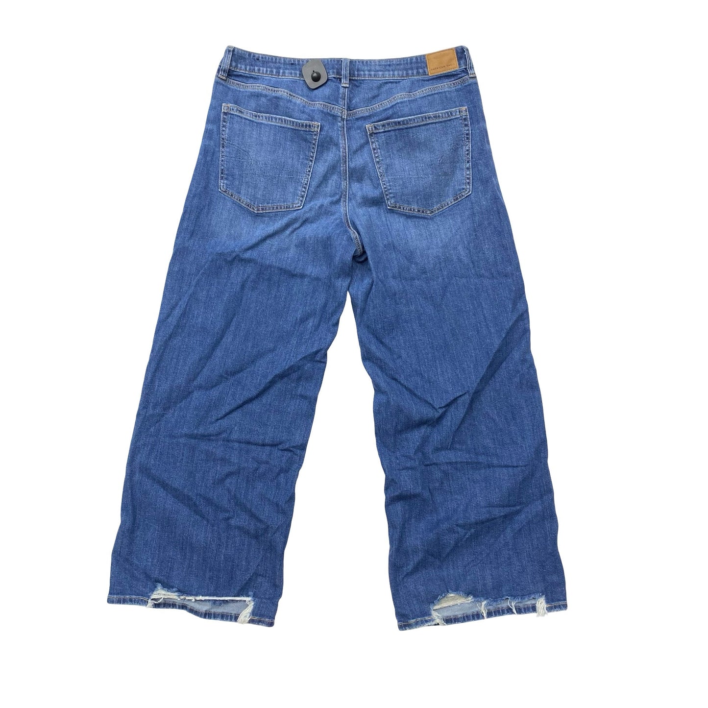 Jeans Wide Leg By American Eagle In Blue, Size:14